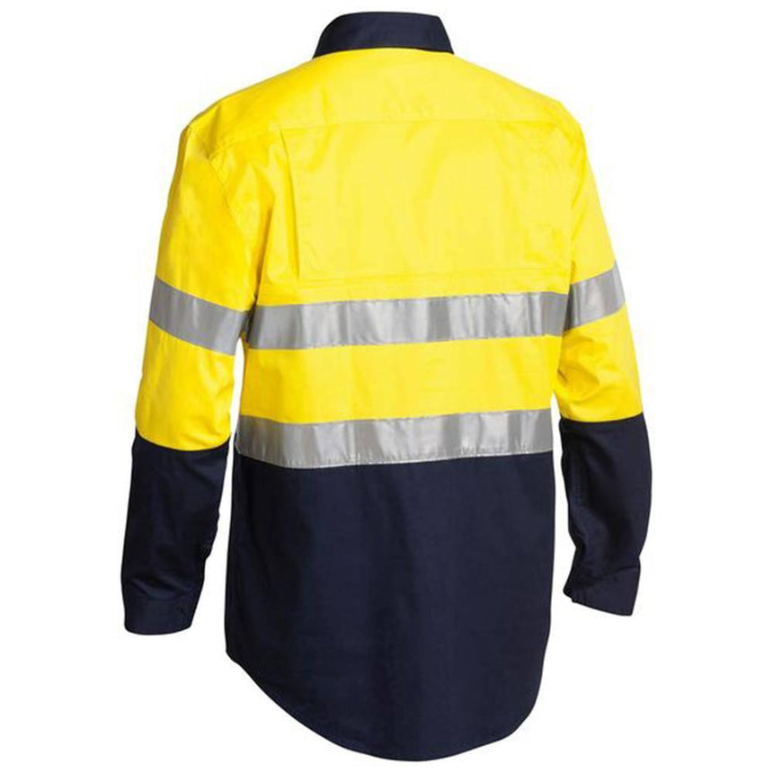 Taped Hi-Vis Closed Front Cool Shirt BSC6896 Shirts Bisley