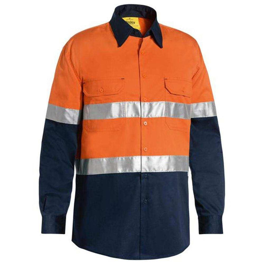 Taped Hi-Vis Cool Shirt BS6696T Shirts Bisley