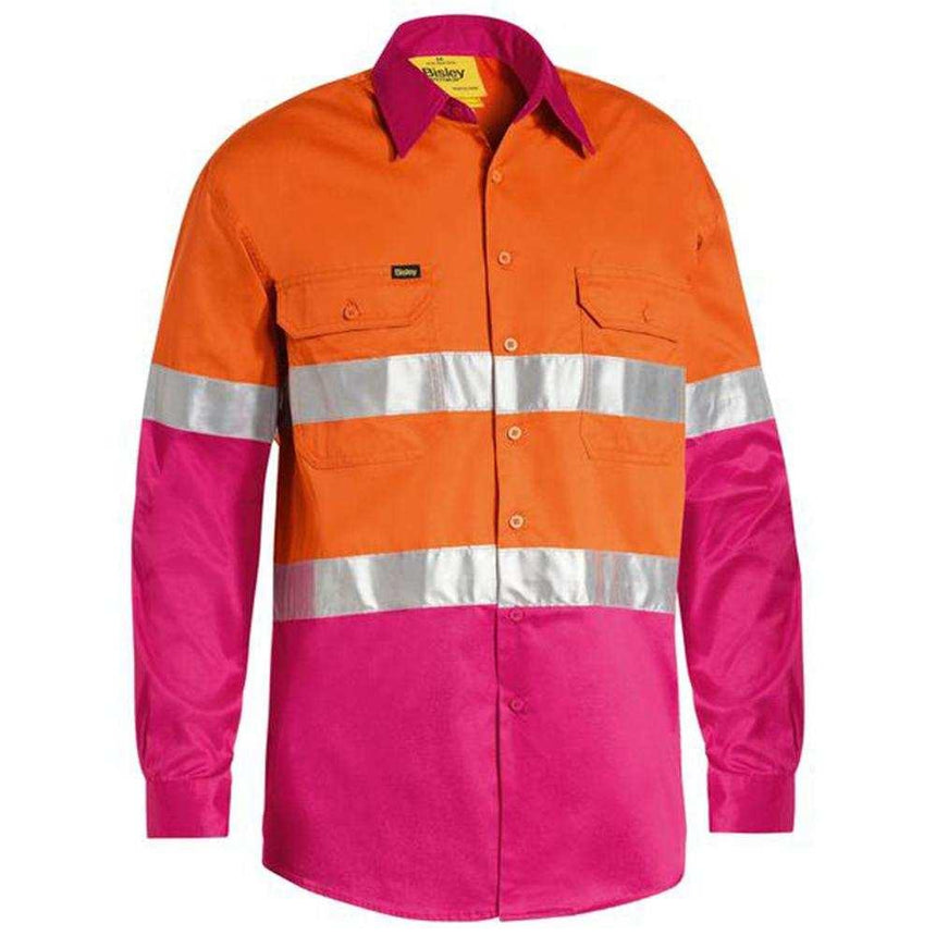 Taped Hi-Vis Cool Shirt BS6696T Shirts Bisley