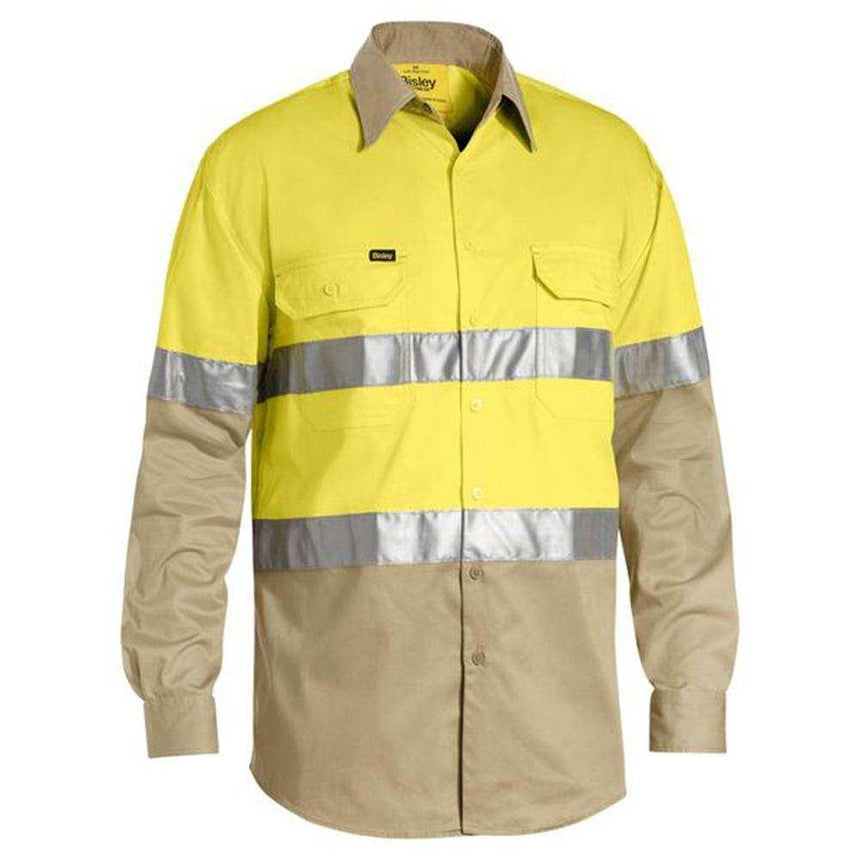 Taped Hi-Vis Cool Shirt BS6696T Shirts Bisley