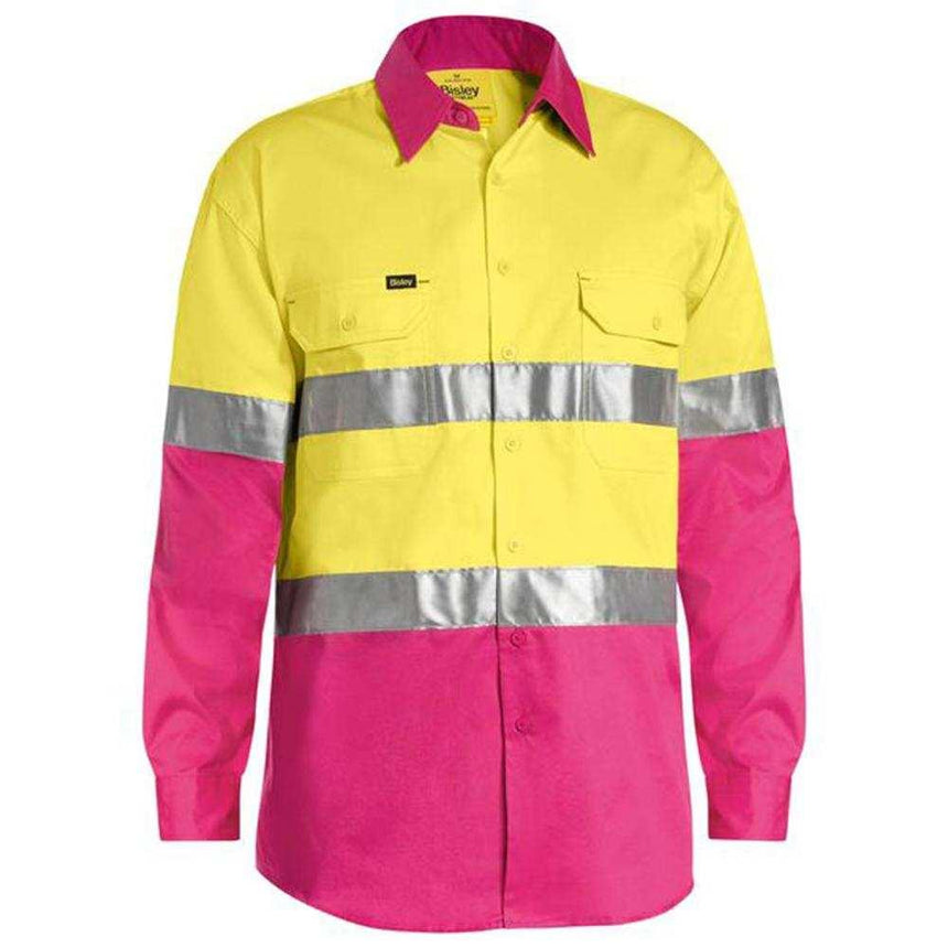 Taped Hi-Vis Cool Shirt BS6696T Shirts Bisley