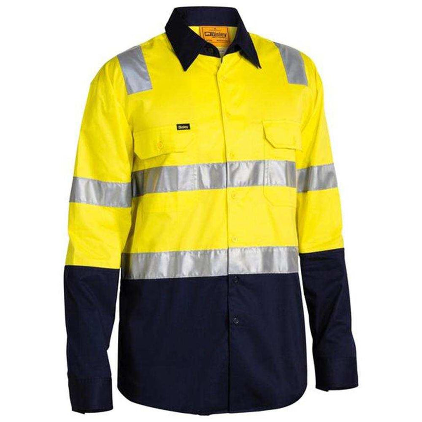 Taped Hi-Vis Cool Shirt With Shoulder Tape BS6432T Shirts Bisley