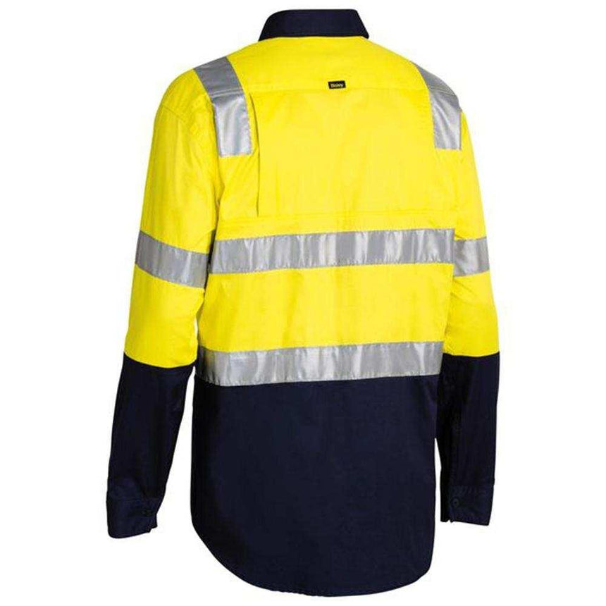 Taped Hi-Vis Cool Shirt With Shoulder Tape BS6432T Shirts Bisley