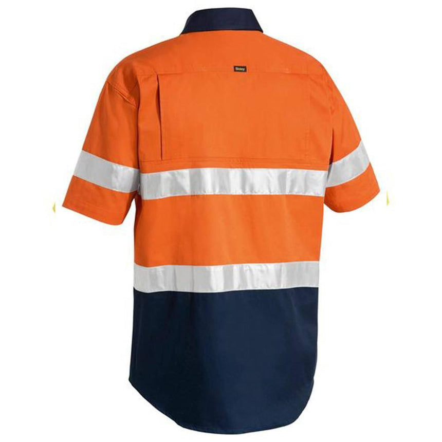 Taped Hi-Vis Cool Short Sleeve Shirt BS1896 Shirts Bisley