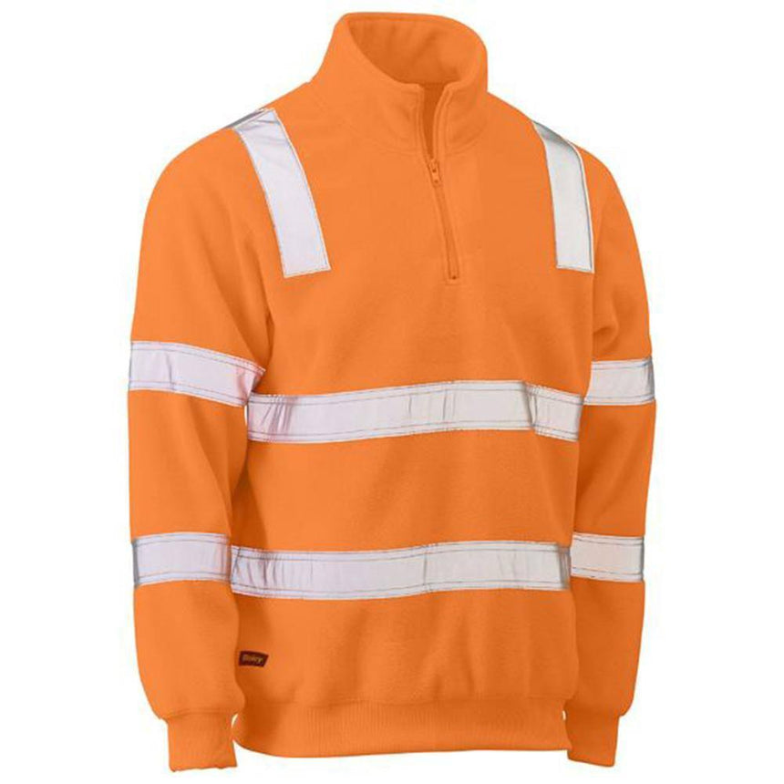 Taped Hi-Vis Rail Polar Fleece Jumper BK6816T Sweaters Bisley