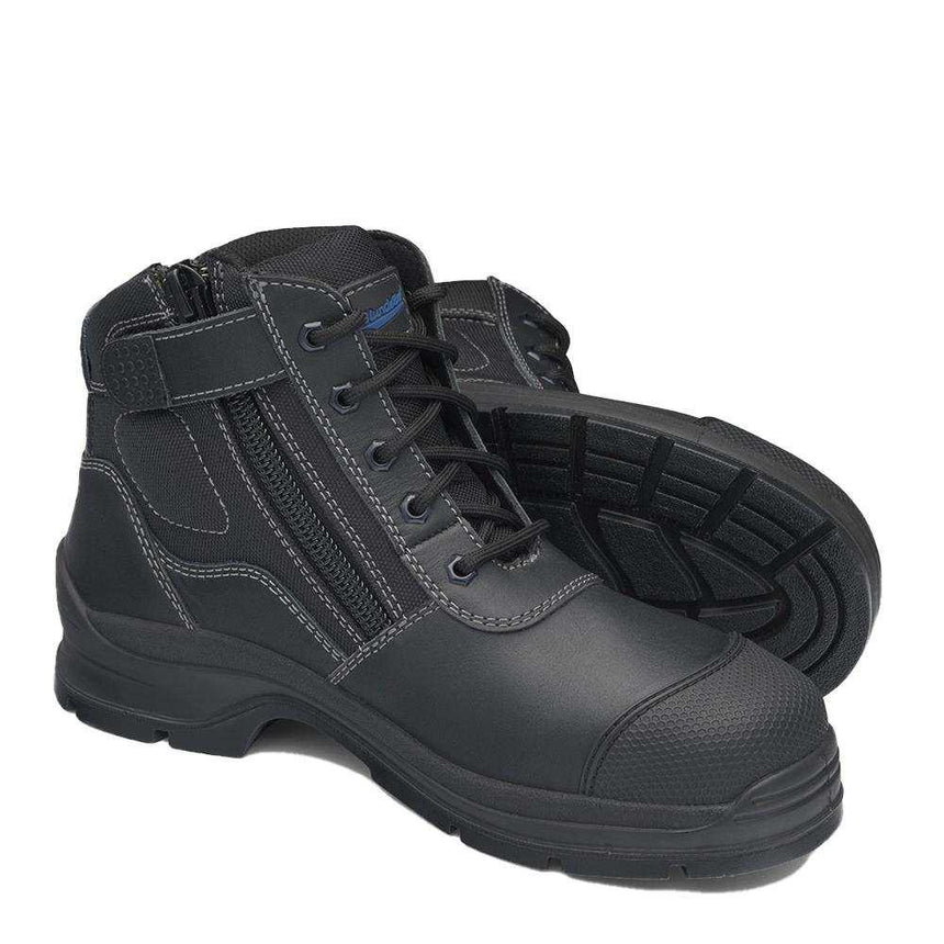 319 Unisex Zip Up Safety Boots Zip Up Boots Blundstone