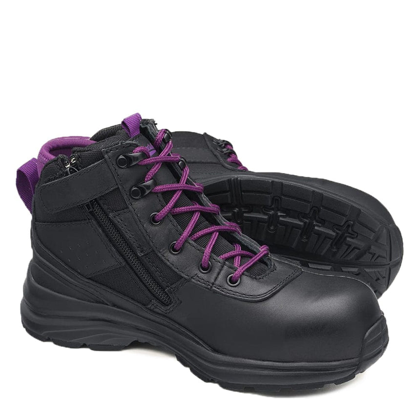 887 Women's Safety Joggers Zip Up Boots Blundstone