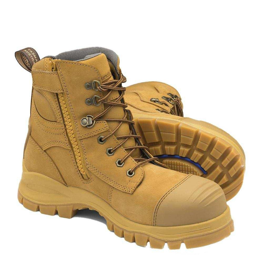 992 Zip Up Safety Boots Zip Up Boots Blundstone