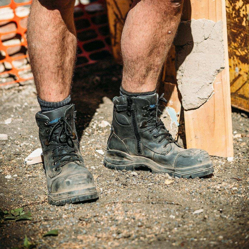 997 Zip Up Safety Boots Zip Up Boots Blundstone