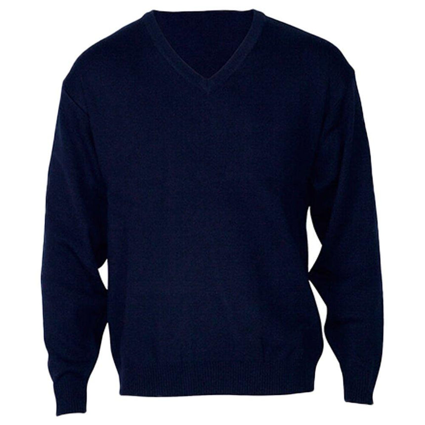Men's Knitted V Neck Jumper Sweaters Colbest