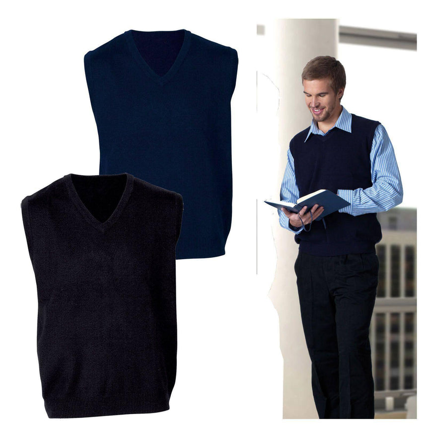 Men's Wool Business Vest Vests Colbest