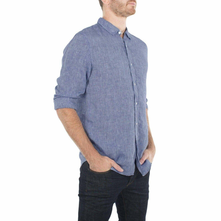 Linen Indigo Shirt Shirts Cottonize