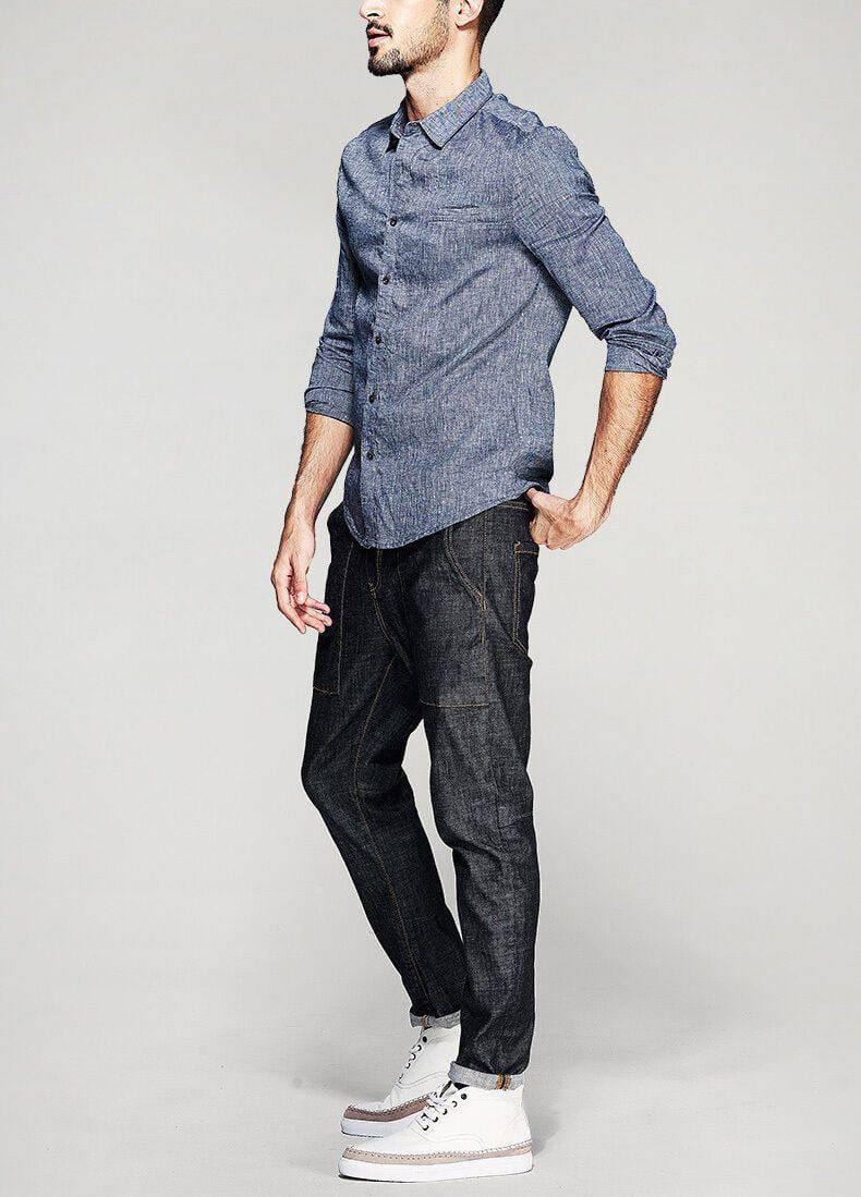 Linen Indigo Shirt Shirts Cottonize