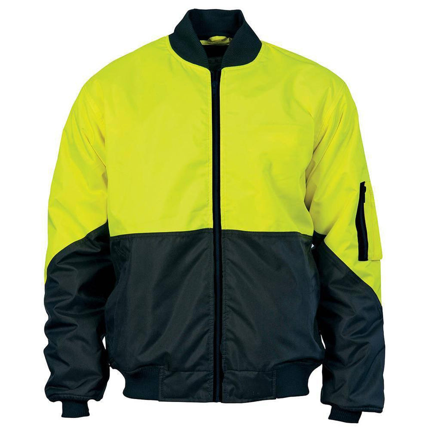 Hi Vis 2 Tone Bomber Jacket Jackets DNC