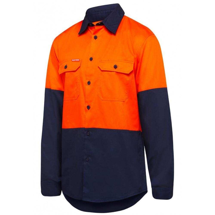 Core 2 Tone Vented Shirt Shirts Hard Yakka