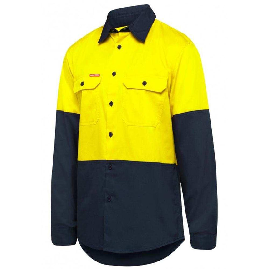 Core 2 Tone Vented Shirt Shirts Hard Yakka