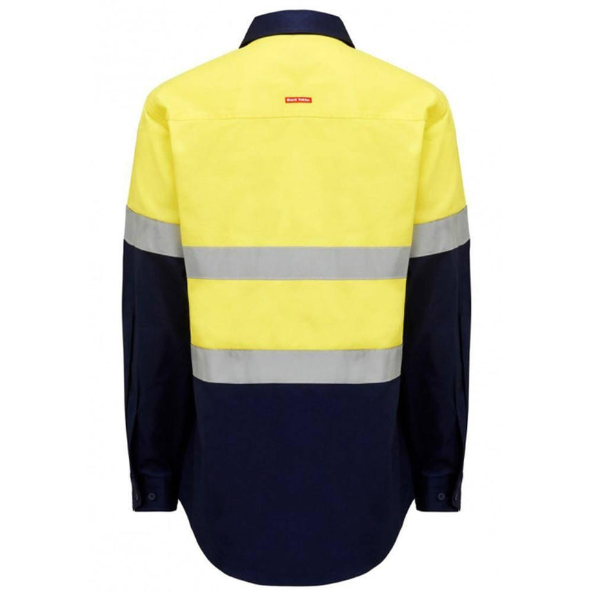 Core Hi Vis 2 Tone Taped Drill Shirt Shirts Hard Yakka