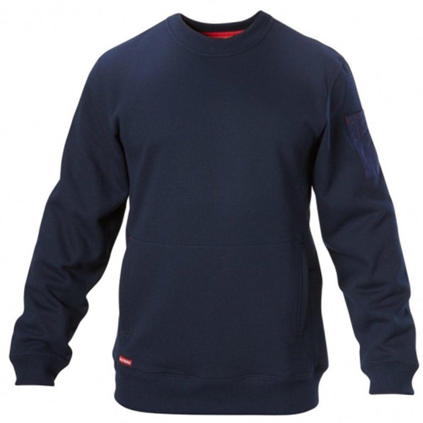 Fleece Crew Jumper Sweaters Hard Yakka
