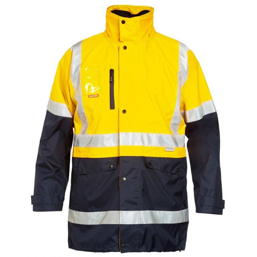 Hi Vis 4 In 1 Taped Jacket Jackets Hard Yakka