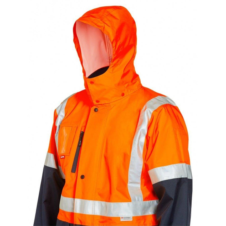 Hi Vis 4 In 1 Taped Jacket Jackets Hard Yakka