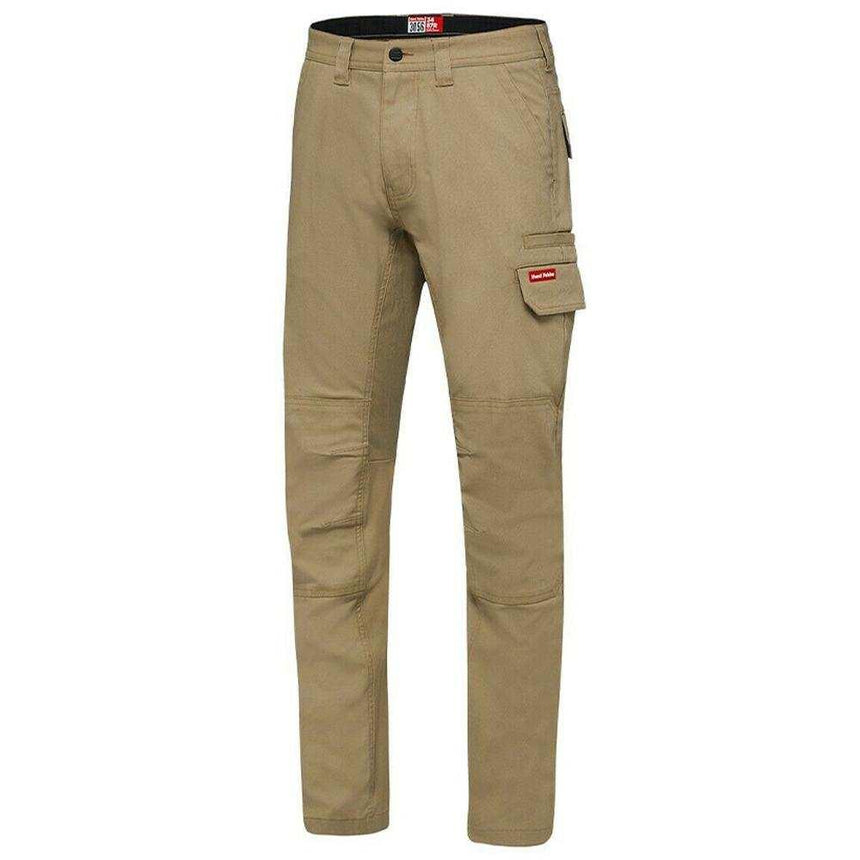 3056 Stretch Canvas Cargo Pant Pants Hard Yakka Khaki 77R Regular