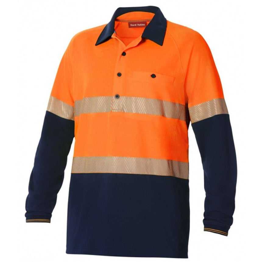 Koolgear Hi Vis 2 Tone Taped Vented Polo Polos Hard Yakka