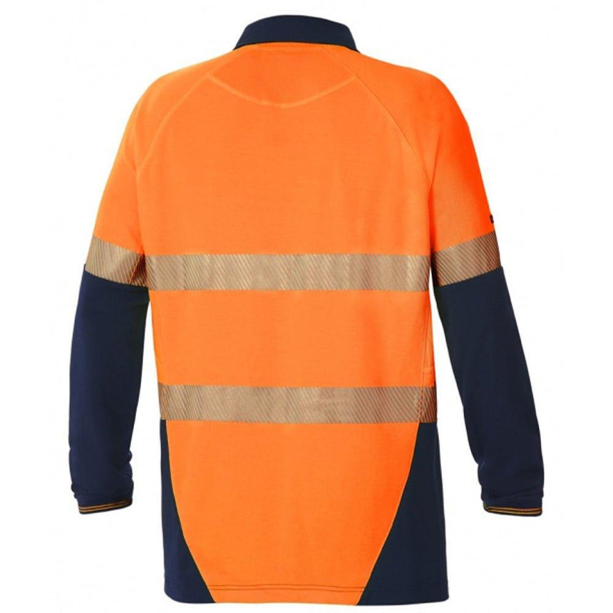 Koolgear Hi Vis 2 Tone Taped Vented Polo Polos Hard Yakka