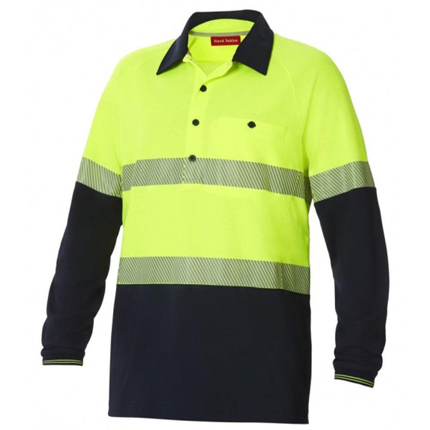 Koolgear Hi Vis 2 Tone Taped Vented Polo Polos Hard Yakka