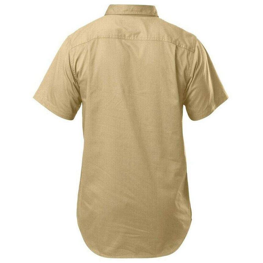 Short Sleeve Closed Front Shirt Shirts Hard Yakka