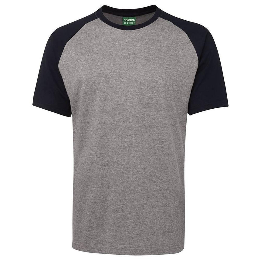 C of C Two Tone Tee T Shirts JB's Wear 13% Marle/Navy 2XS
