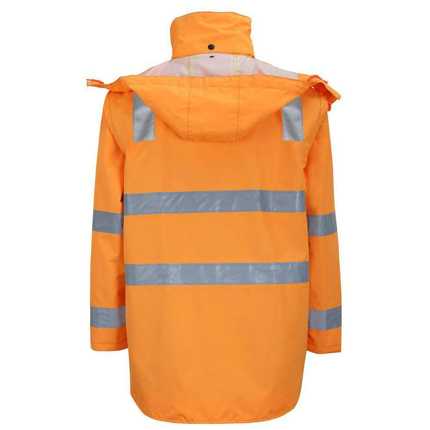 Aust. Rail Zip Off Sleeve Longline Jacket Jackets JB's Wear