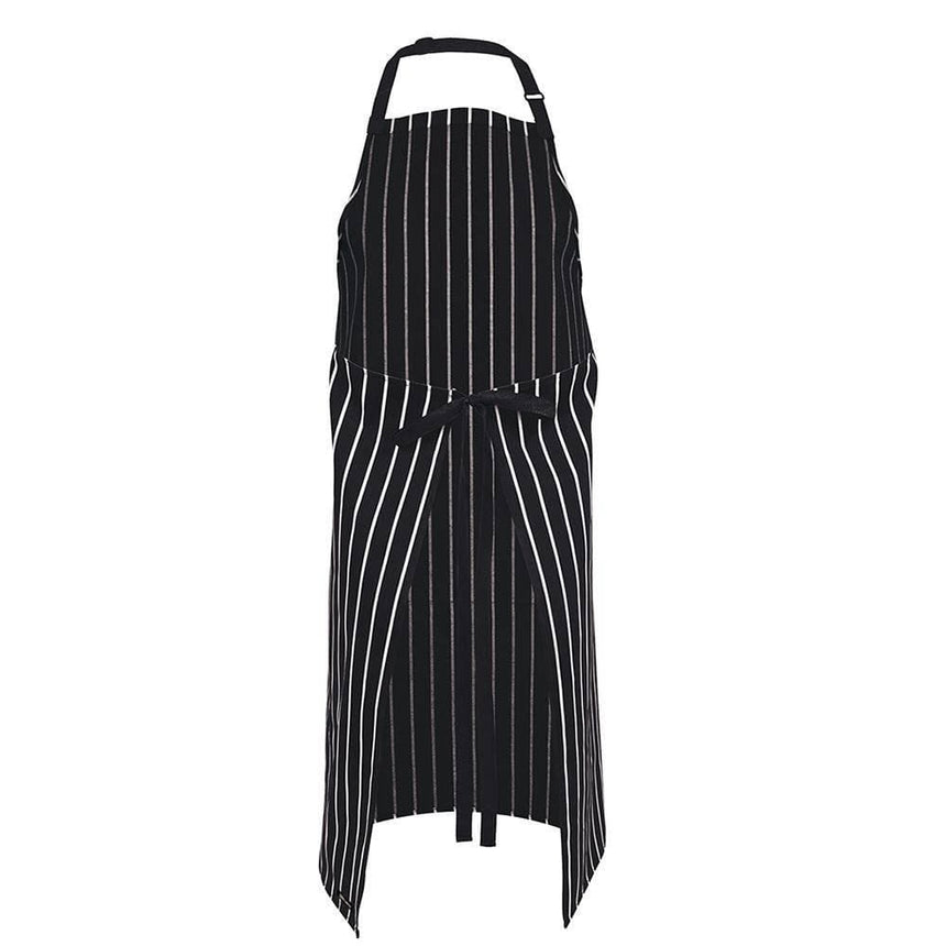 Bib Striped Apron With Pocket Aprons JB's Wear