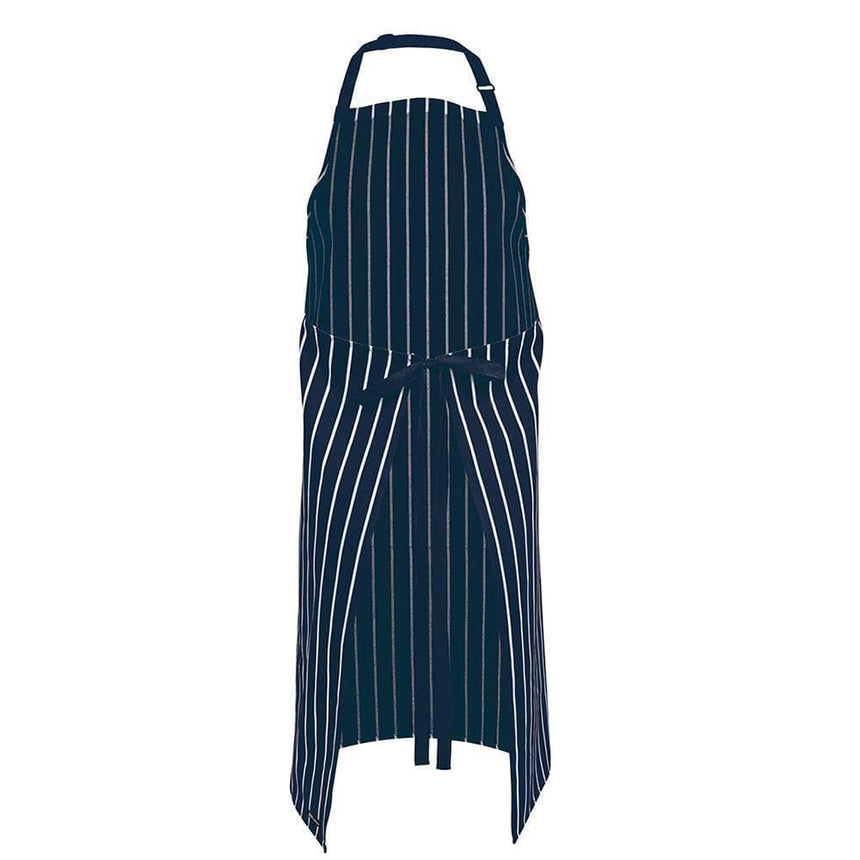 Bib Striped Apron With Pocket Aprons JB's Wear
