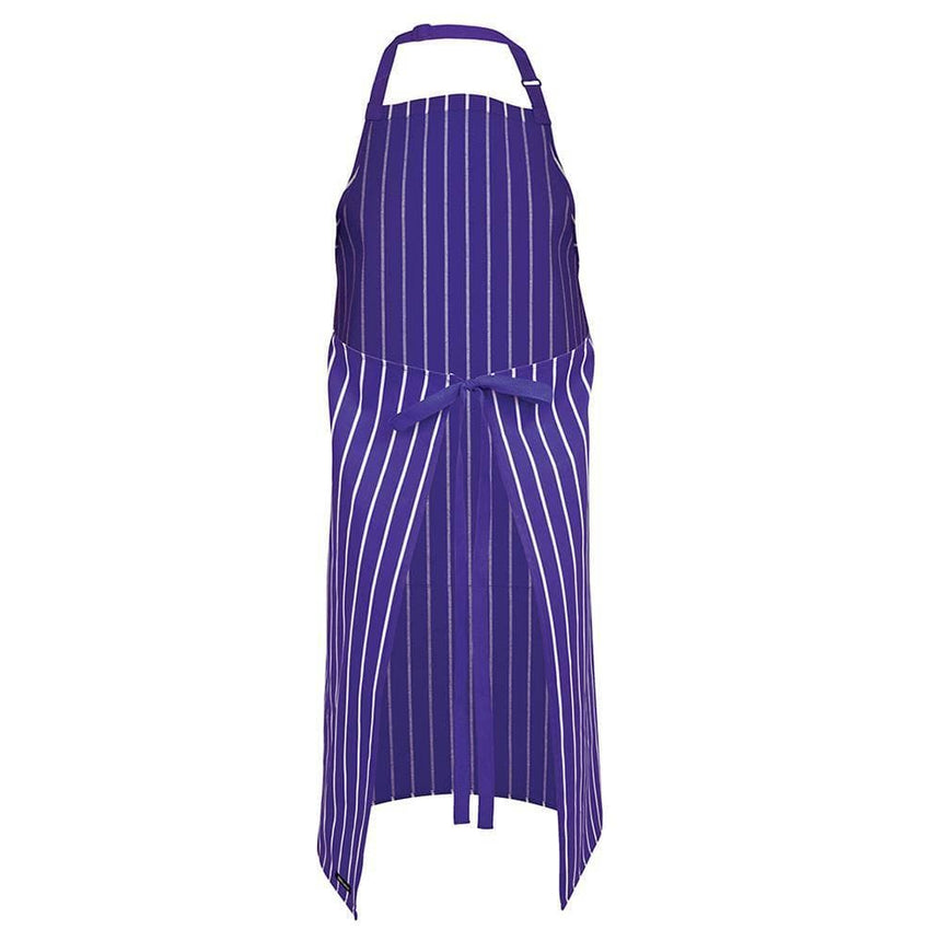 Bib Striped Apron With Pocket Aprons JB's Wear