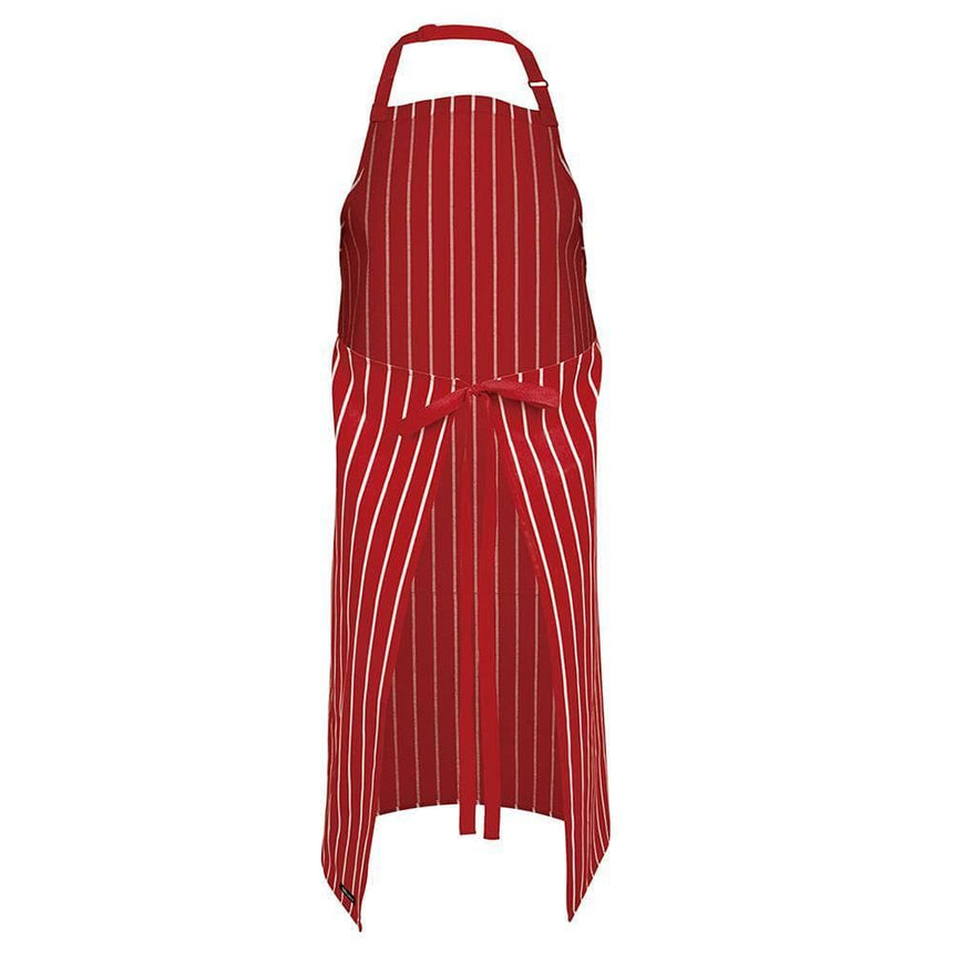 Bib Striped Apron With Pocket Aprons JB's Wear