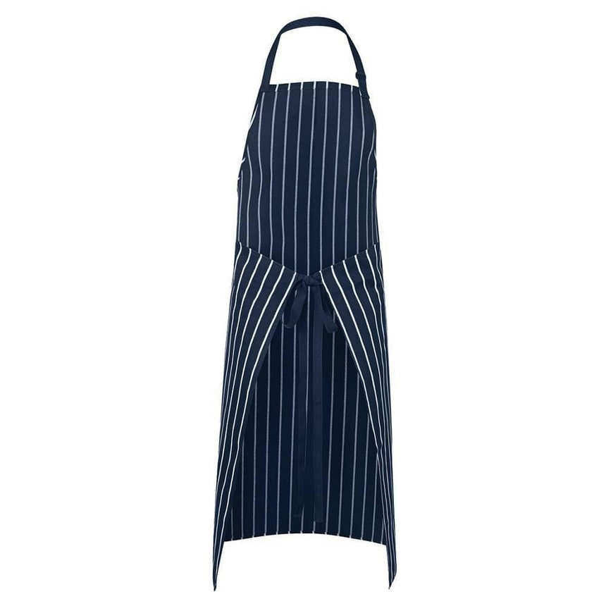 Bib Striped Apron With Pocket Aprons JB's Wear