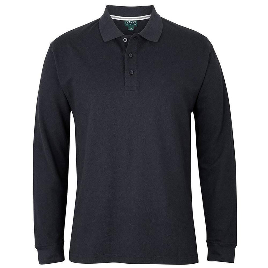 C of C Long Sleeve Pique Polo Polos JB's Wear Black 2XS