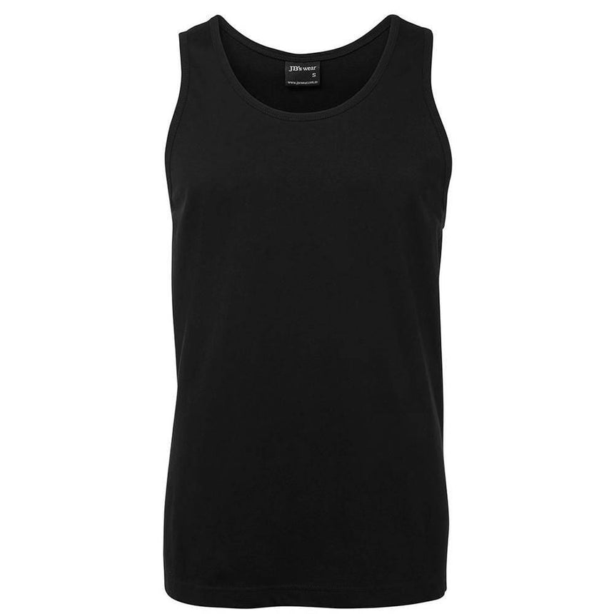 Jb's Singlet Singlets JB's Wear Black 2XS