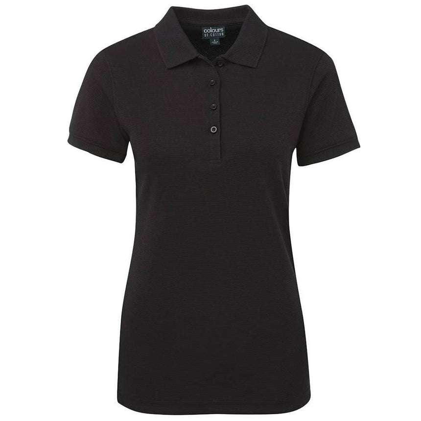 C of C Ladies Ottoman Polo Polos JB's Wear Black 8