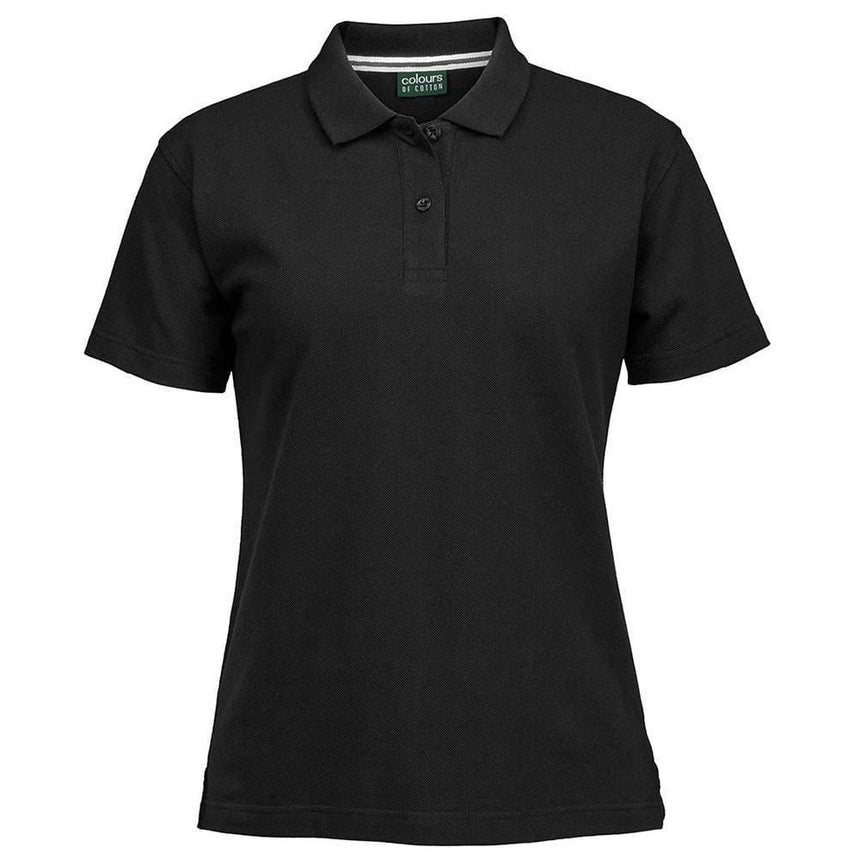 C of C Ladies Pique Polo Polos JB's Wear Black 8