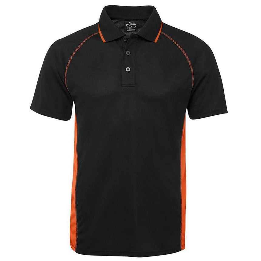 Cover Polo Shirt Polos JB's Wear Black/Orange S
