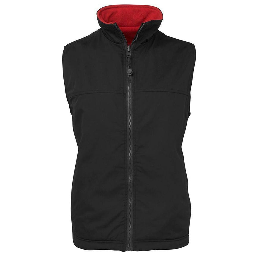 Reversible Vest Vests JB's Wear Black/Red S