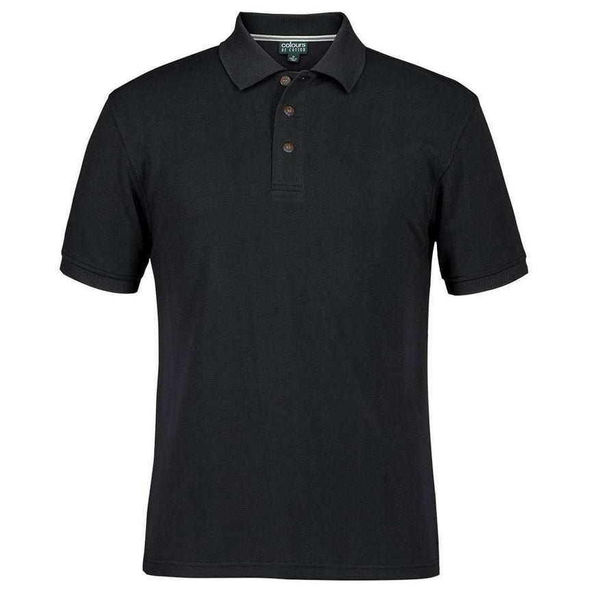 C of C Ottoman Polo Polos JB's Wear Black S