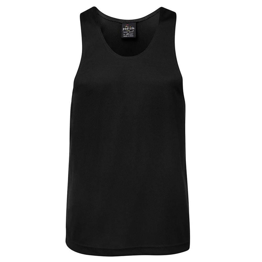 Poly Singlet Singlets JB's Wear Black S