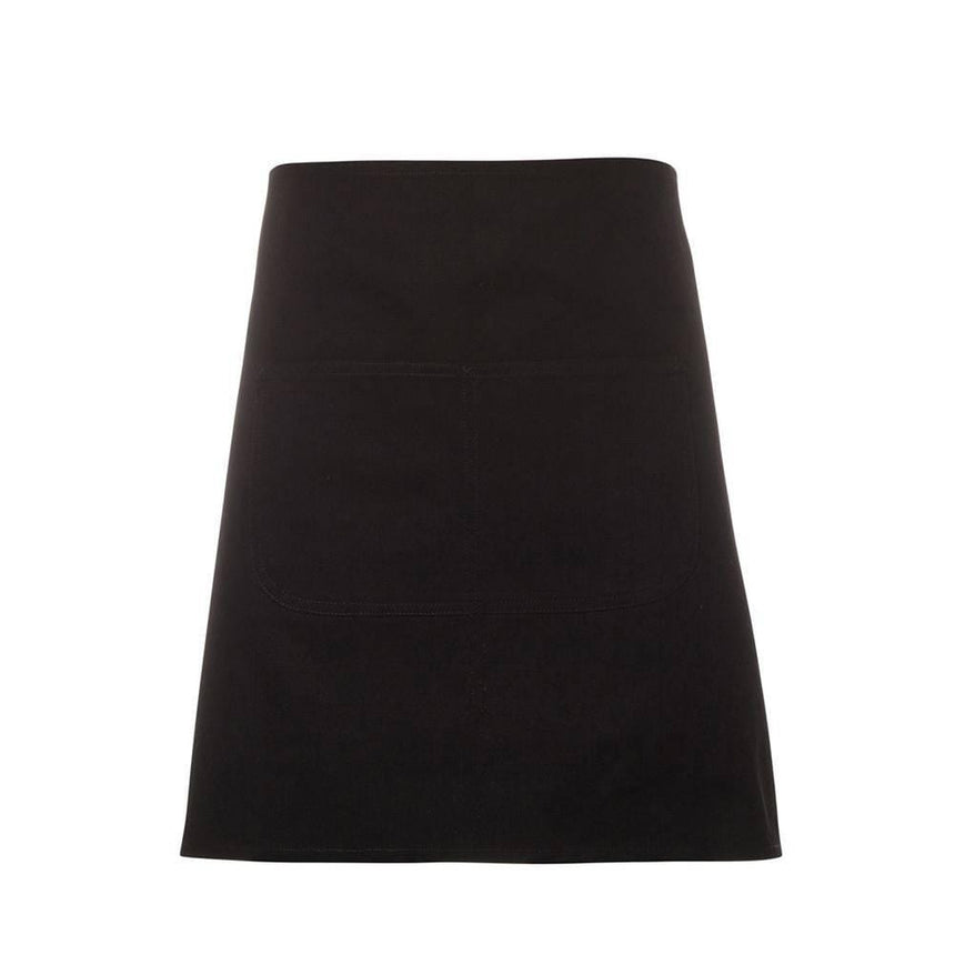 Waist Canvas Apron (Including Strap) Aprons JB's Wear Black