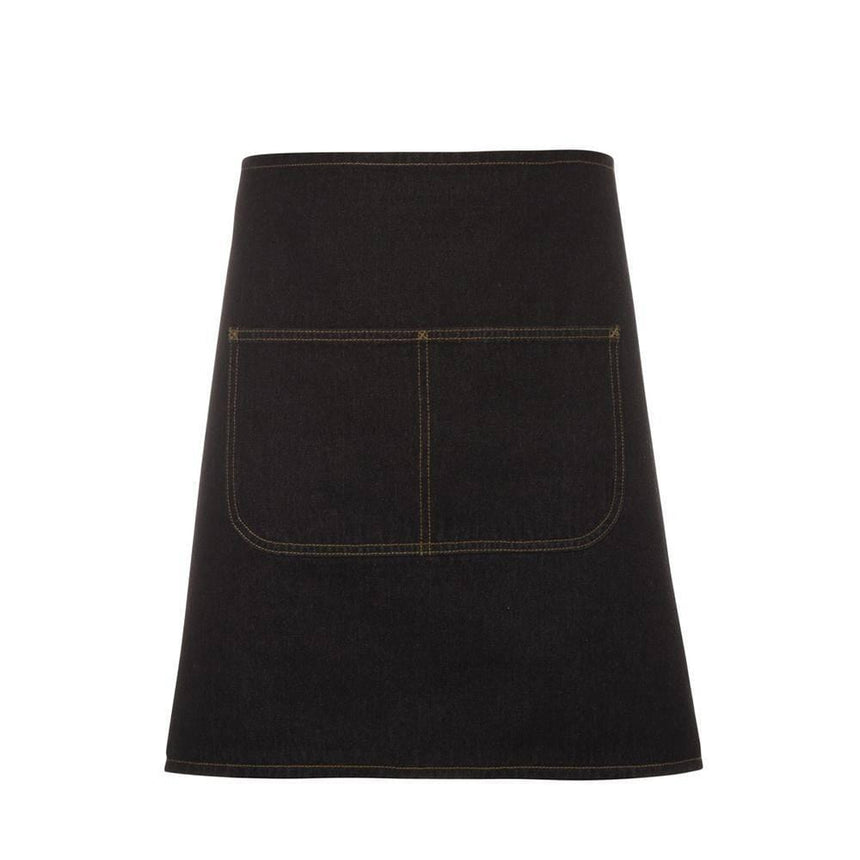 Waist Denim Apron (Including Strap) Aprons JB's Wear Black