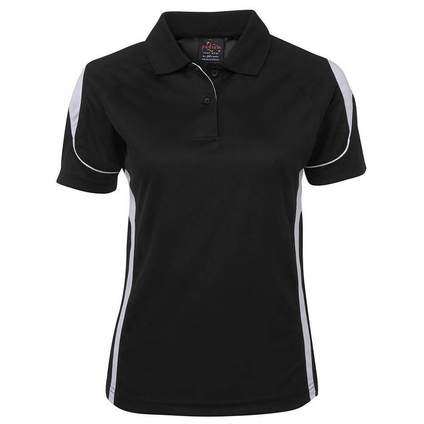 Ladies Bell Polo Polos JB's Wear Black/White 8