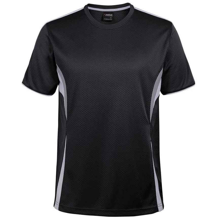 Podium Cool Tee T Shirts JB's Wear Black/White/Grey 2XS