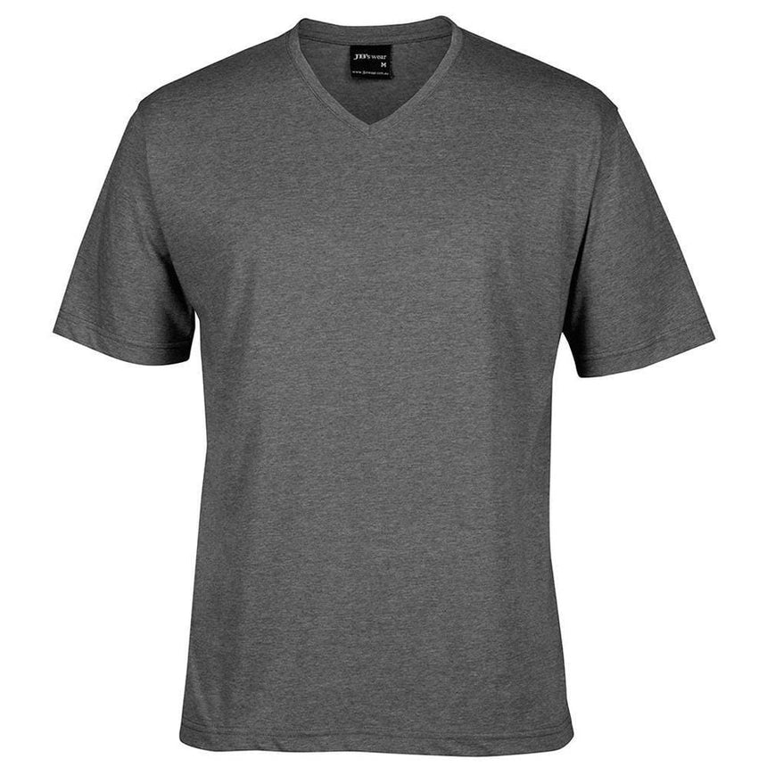 V Neck Tee T Shirts JB's Wear Charcoal Marle 2XS