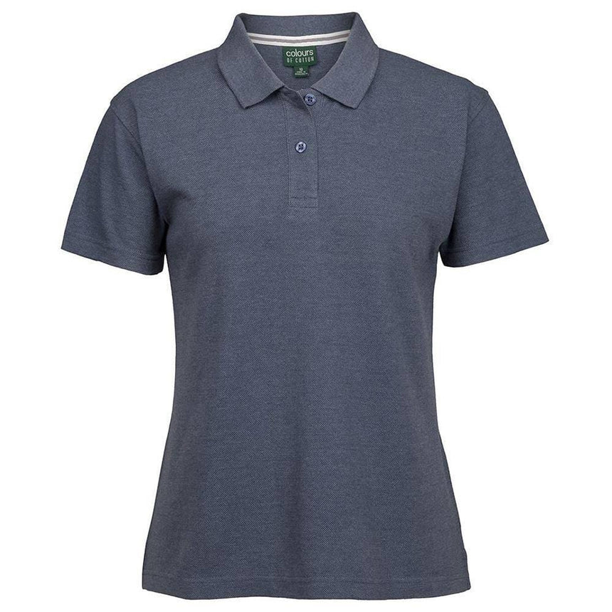 C of C Ladies Pique Polo Polos JB's Wear Blue 8